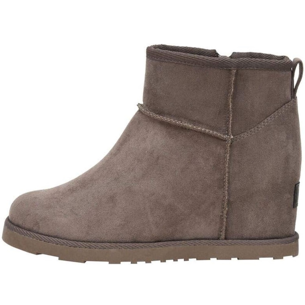 Dunes Women's Karma Taupe Hidden Wedge Boot - Picture 2 of 14